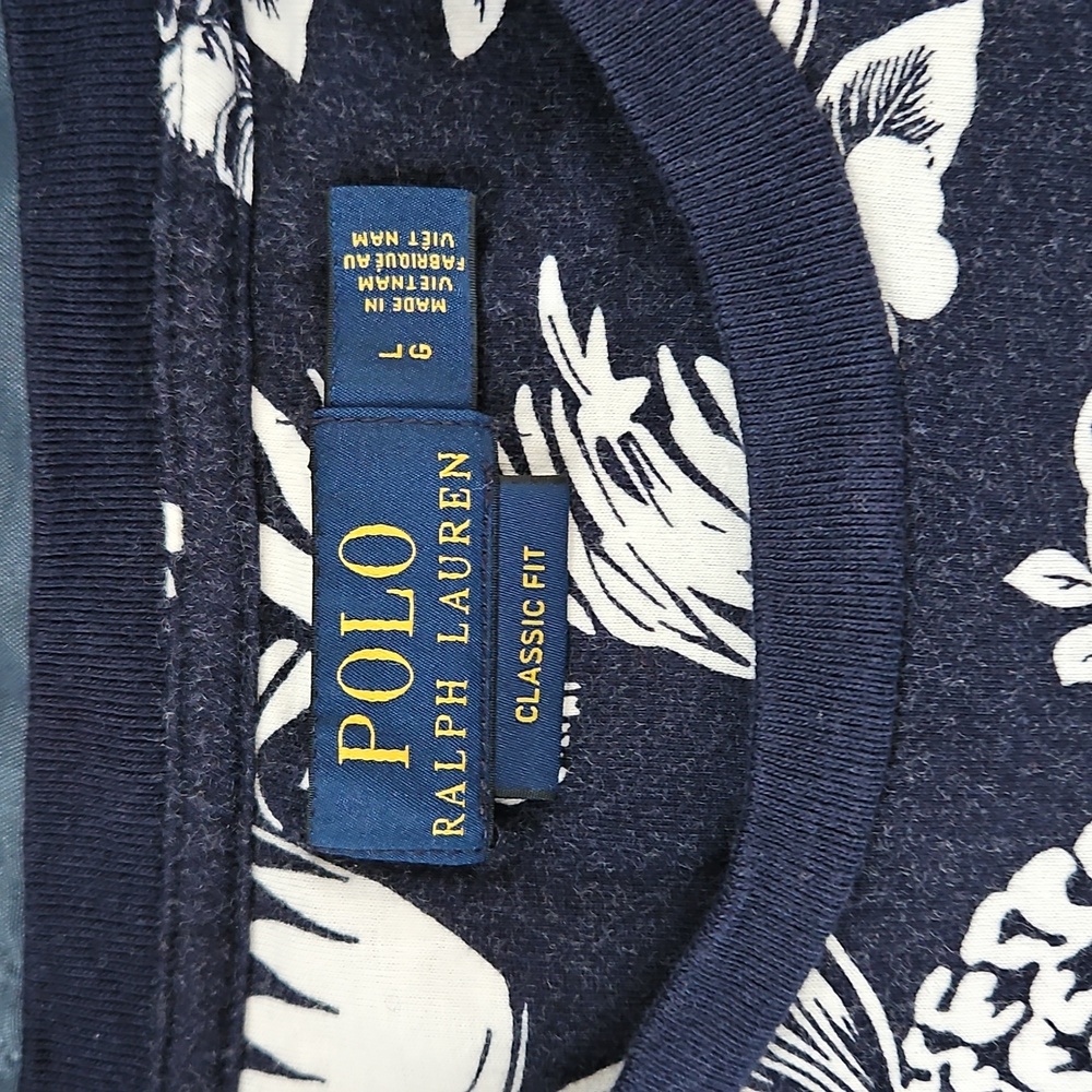 POLO Hawaiian Tee In WITH teddy Logo - Picture 2 of 5